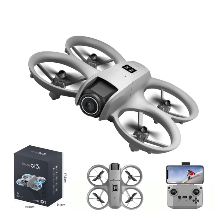 1PRO 180° Adjustable Dual Camera Drone Headless One-key Mode Trajectory Flight G-sensor Palm Gesture Optical Flow Location