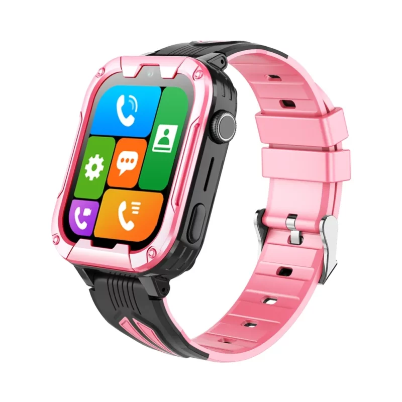 YES Kids Magic Smartwatch with 4G GPS Video Calling , Waterproof Design for Children – Pink