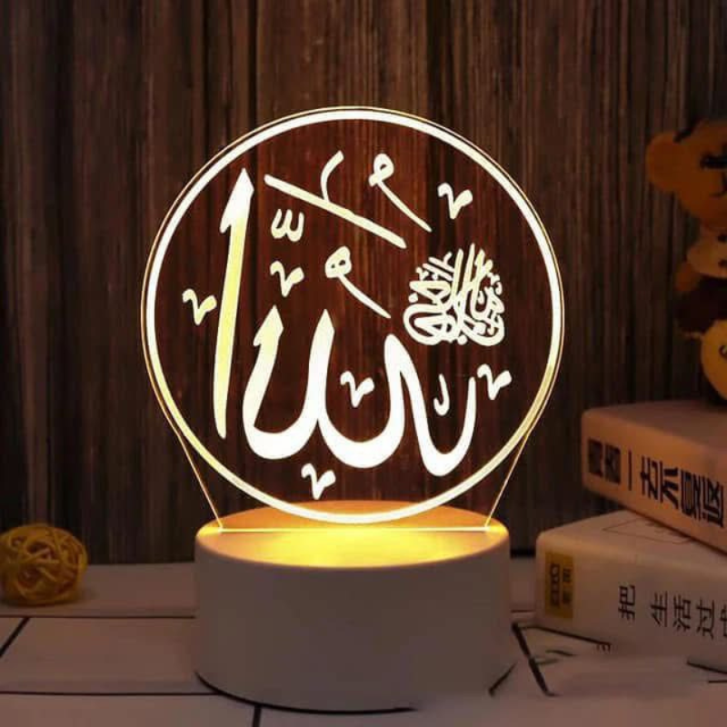 3D LED Night Light Muslim Festival Decorative Lamp Price in Bangladesh
