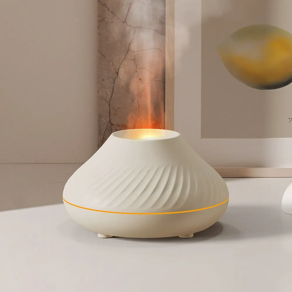 Volcanic Flame Mini Humidifier With Color Night Light