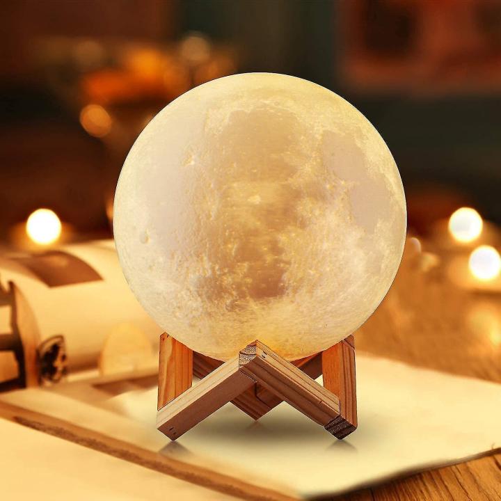 3D Moon Lamp 15 cm with 16 Colors